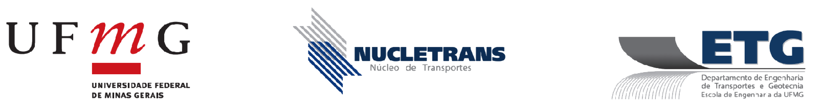 UFMG, Nucletrans — Núcleo de Transportes e ETG — Departamento de Engenharia de Transportes e Geotecnia